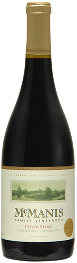 Image of Bottle of 2012, McManis Family Vineyards, California